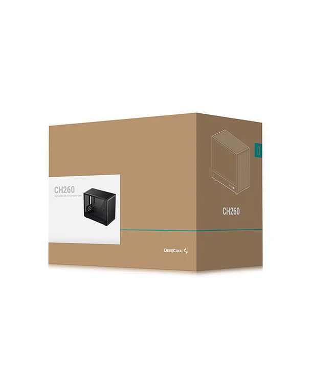 DeepCool CH260 Tempered Glass Black