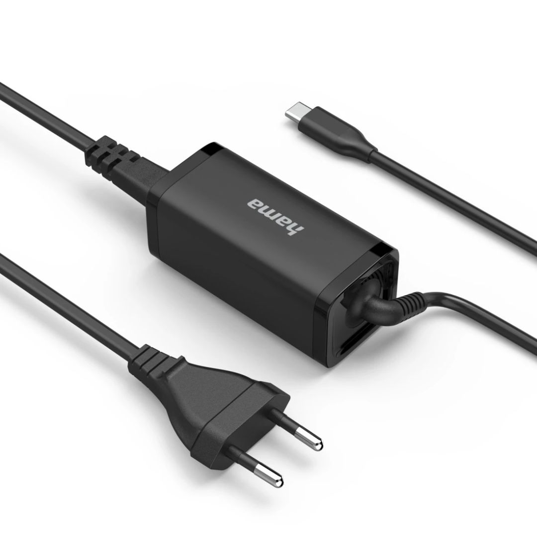 Hama 00200022 5-20V / 3A 45W Type-C univerzális hálózati notebook töltő