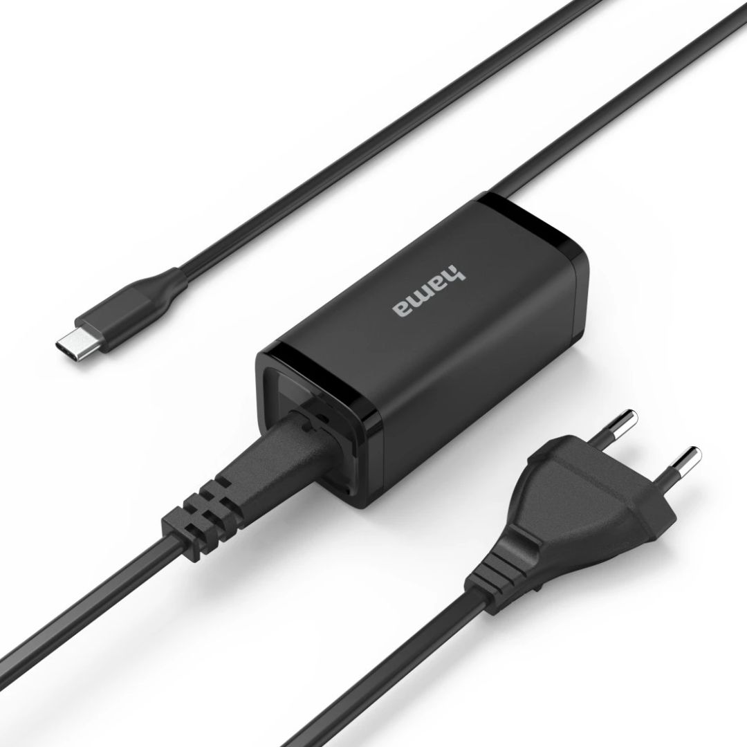 Hama 00200022 5-20V / 3A 45W Type-C univerzális hálózati notebook töltő