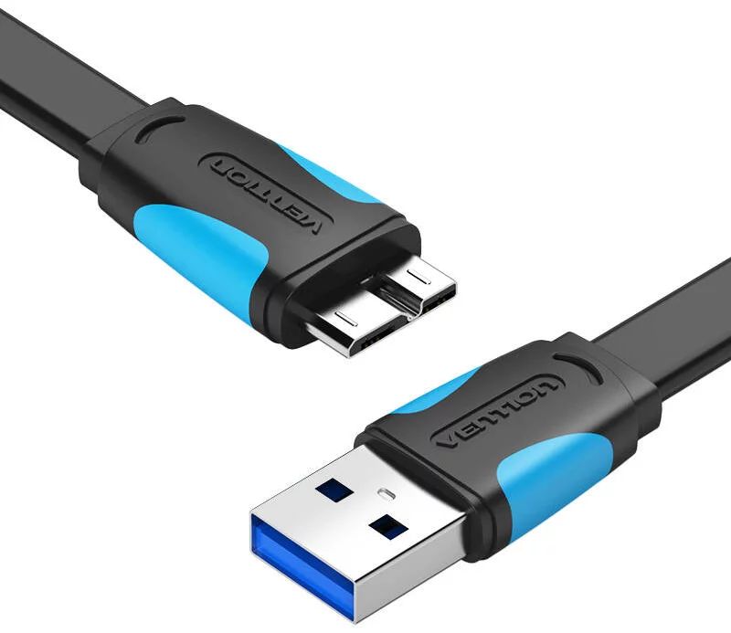 Vention USB-A 3.0/M to Micro USB-B cable 0,2m Black