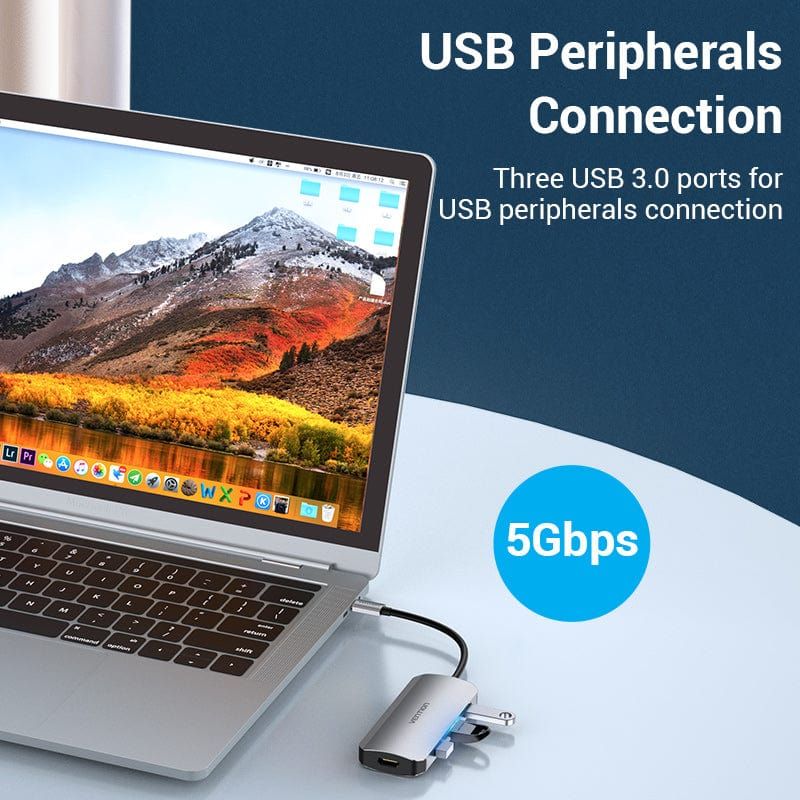 Vention 5-in-1 USB-C Docking Station