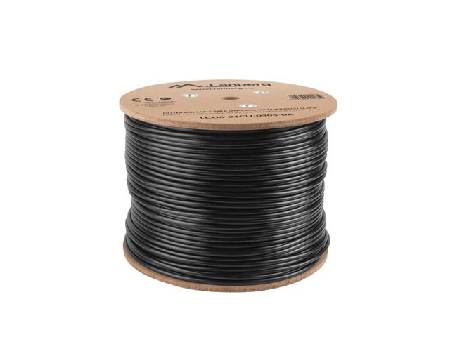 Lanberg CAT.6a U/UTP Patch Cable 305m Black