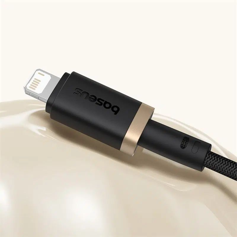 Baseus Dura Series 2.4A USB to Lightning Fast Charging cable 1m Black/Gold