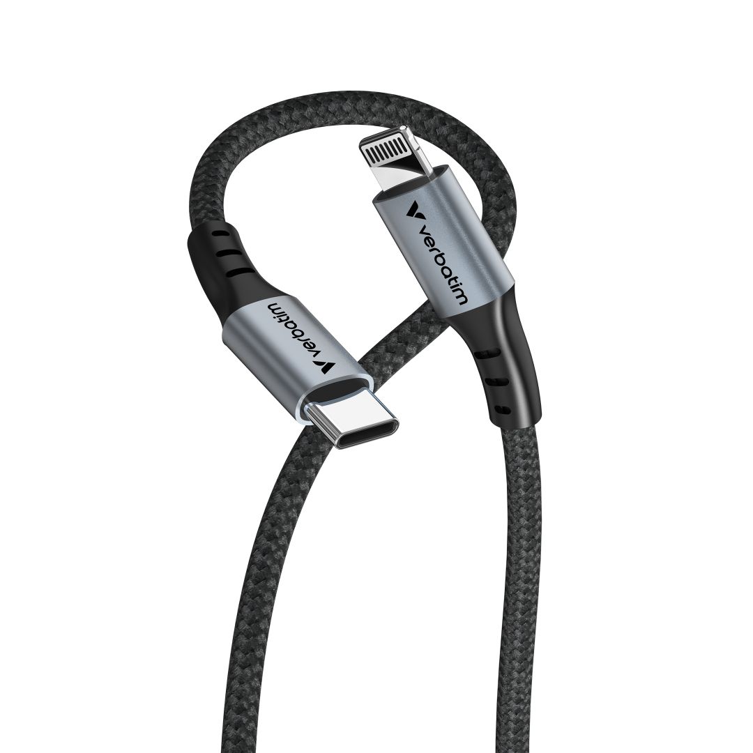 Verbatim Sync & Charge USB-C to Lightning Cable 1,2m Black