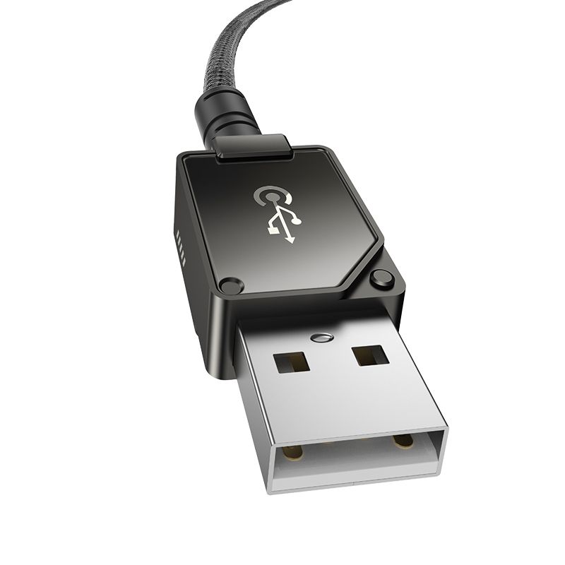 Baseus Unbreakable Series 2.4A USB to Lightning Fast Charging Data cable 1m Black