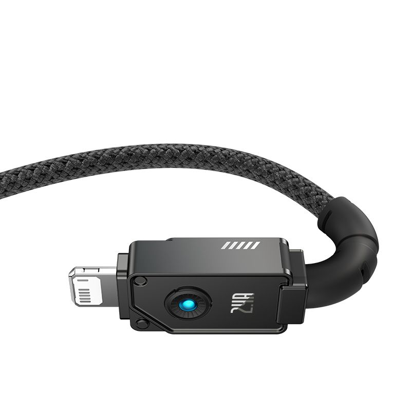 Baseus Unbreakable Series 2.4A USB to Lightning Fast Charging Data cable 1m Black