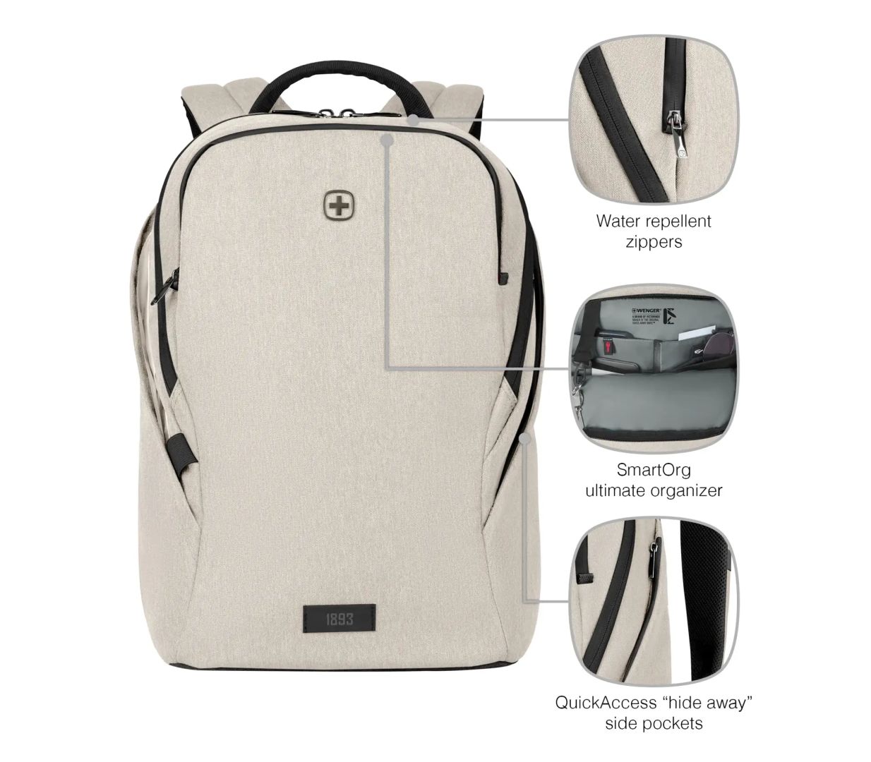 Wenger MX Light Laptop Backpack with Tablet Pocket 16
