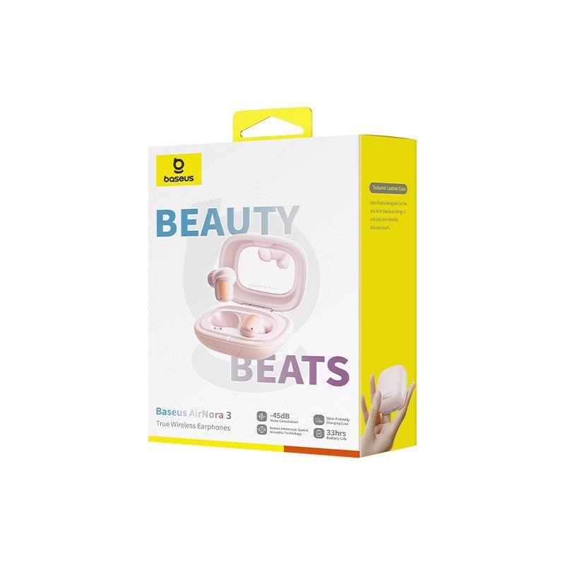 Baseus AirNora 3 TWS Bluetooth Headset Pink