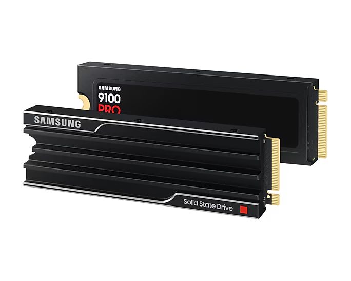 Samsung 1TB M.2 2280 NVMe 9100 Pro with Heatsink