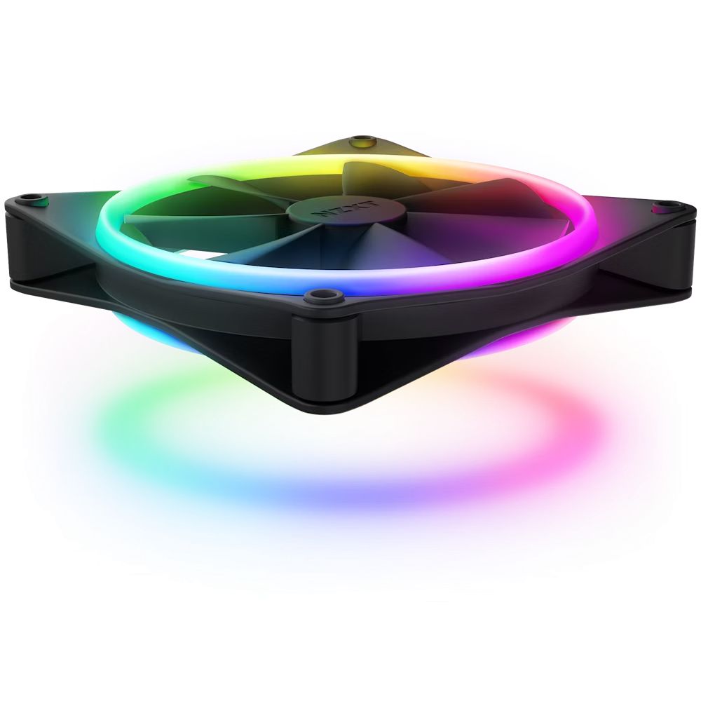 NZXT F140 RGB DUO Twin Pack Black