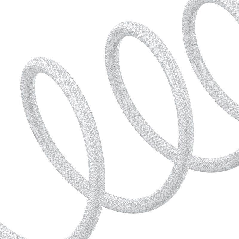 Baseus Gem USB to IP lightning 2.4A fast charging cable 1m White