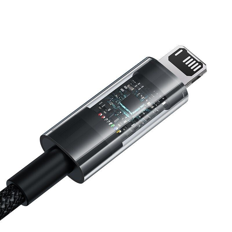 Baseus Gem USB to IP lightning 2.4A fast charging cable 2m Black