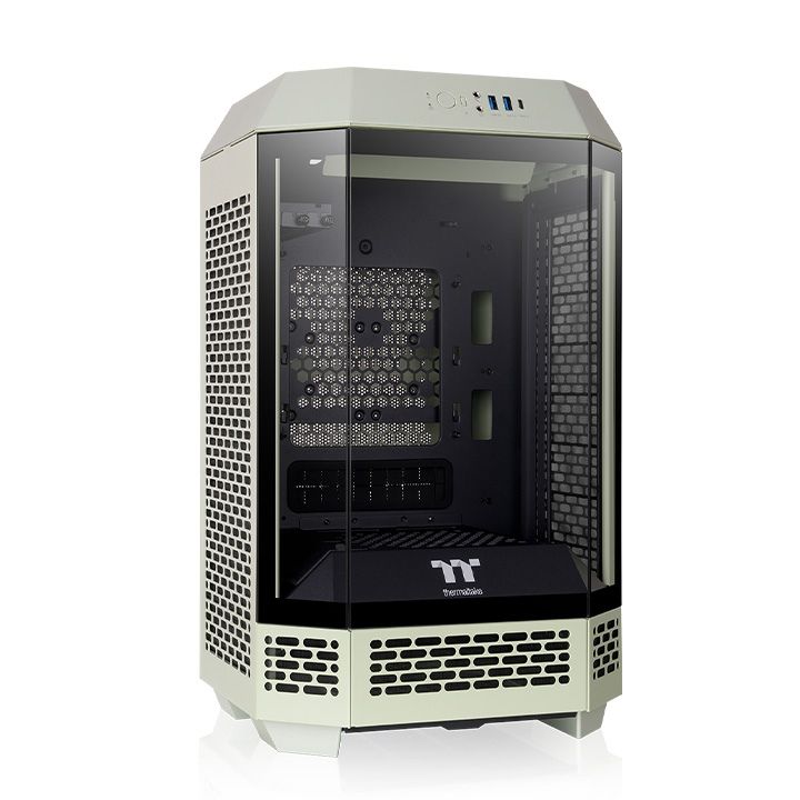 Thermaltake The Tower 250 Mini Tower Chassis Tempered Glass Matcha Green