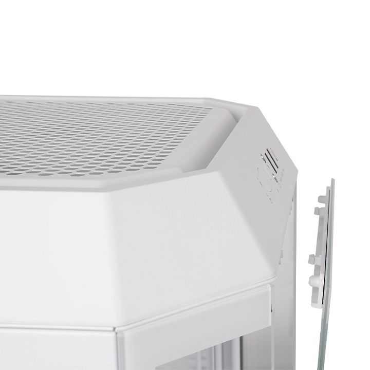Thermaltake The Tower 250 Mini Tower Chassis Tempered Glass White