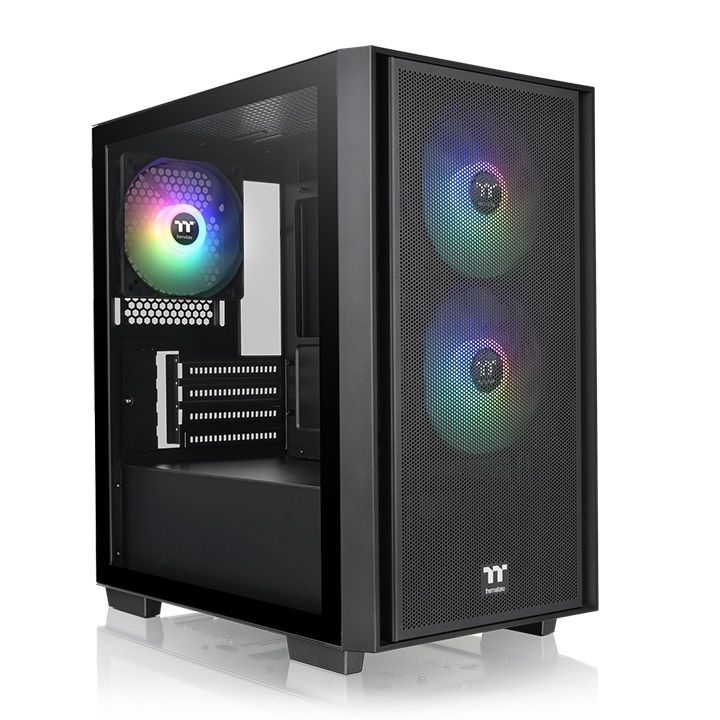 Thermaltake Versa H16 ARGB Tempered Glass Black