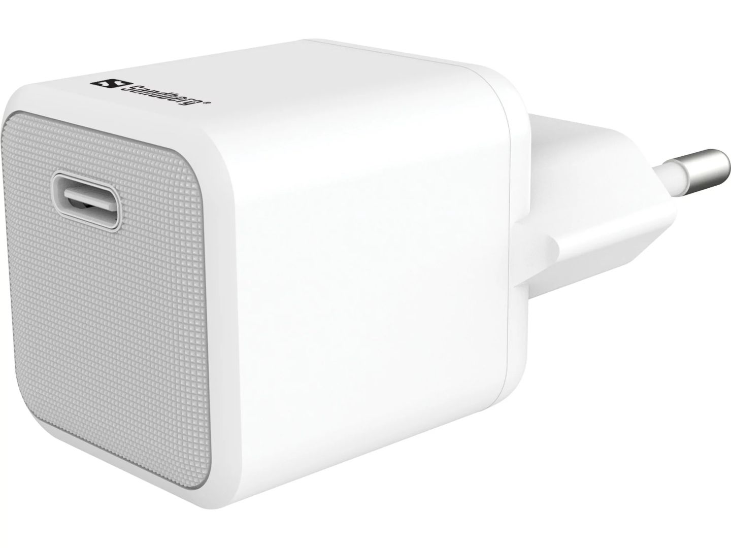 Sandberg USB-C AC 20W Charger EU + lightning cable 1m White