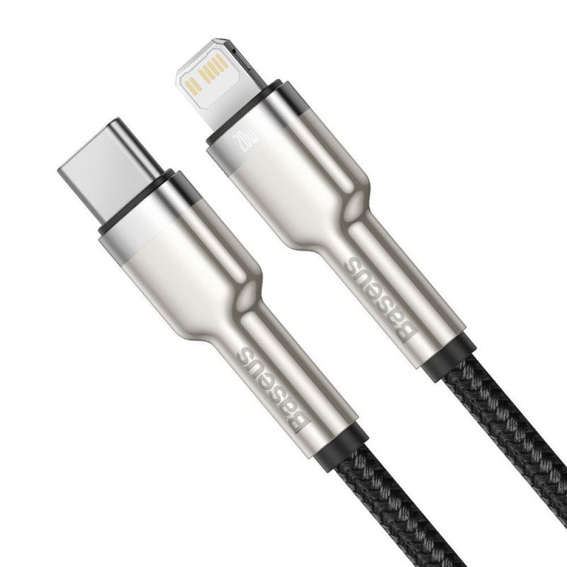Baseus Cafule USB-C - Lightning Cable 20W 1m Black