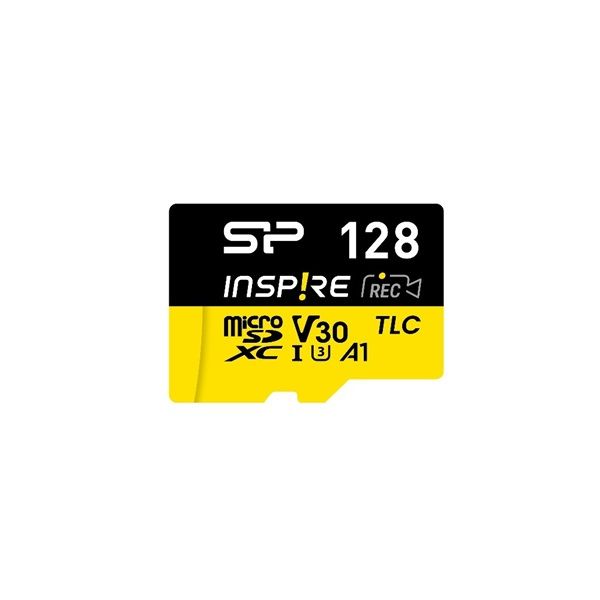 Silicon Power 128GB microSDXC Class 10 U3 V30 A1 + adapterrel