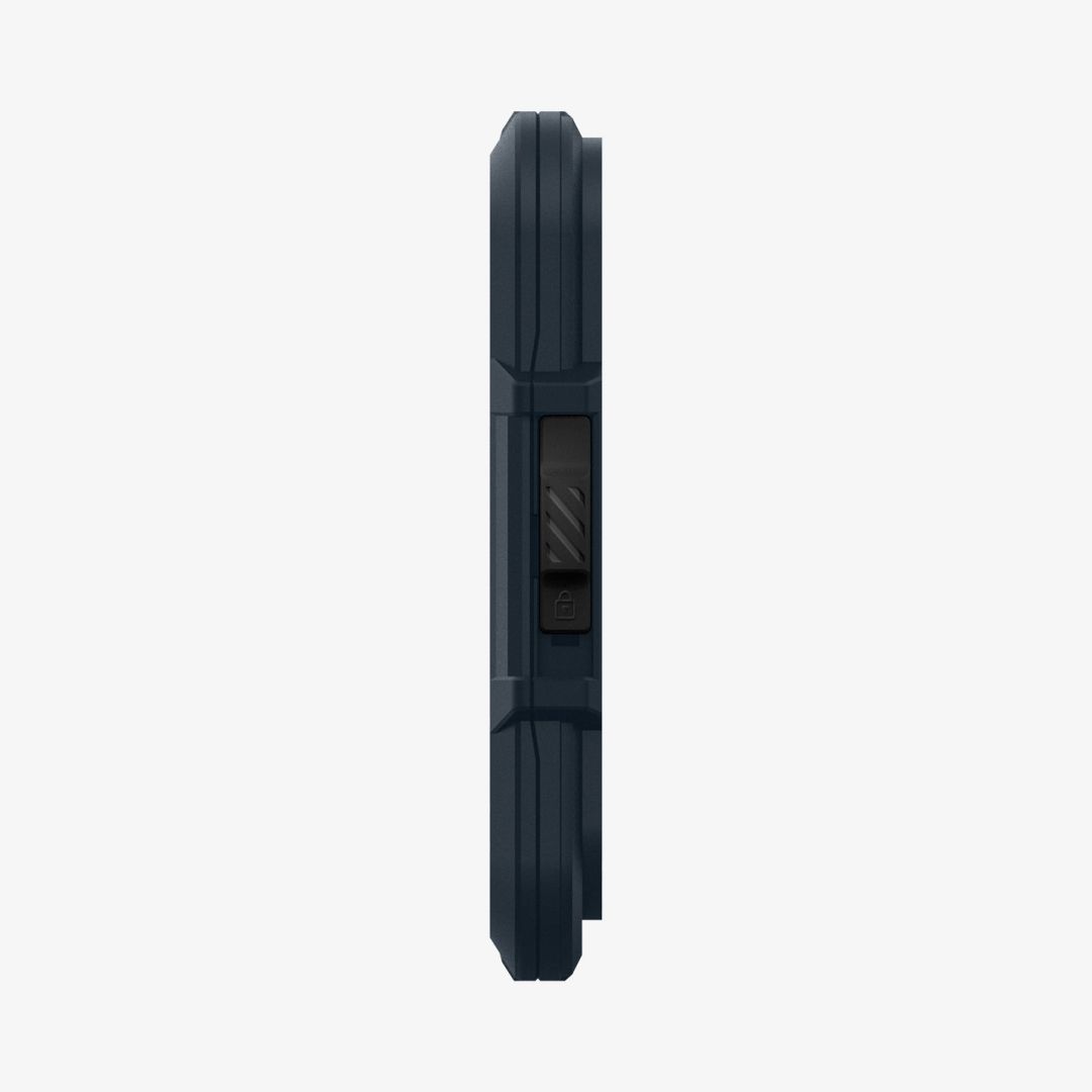 Spigen iPhone Lock Fit MagSafe Wallet Metal Slate