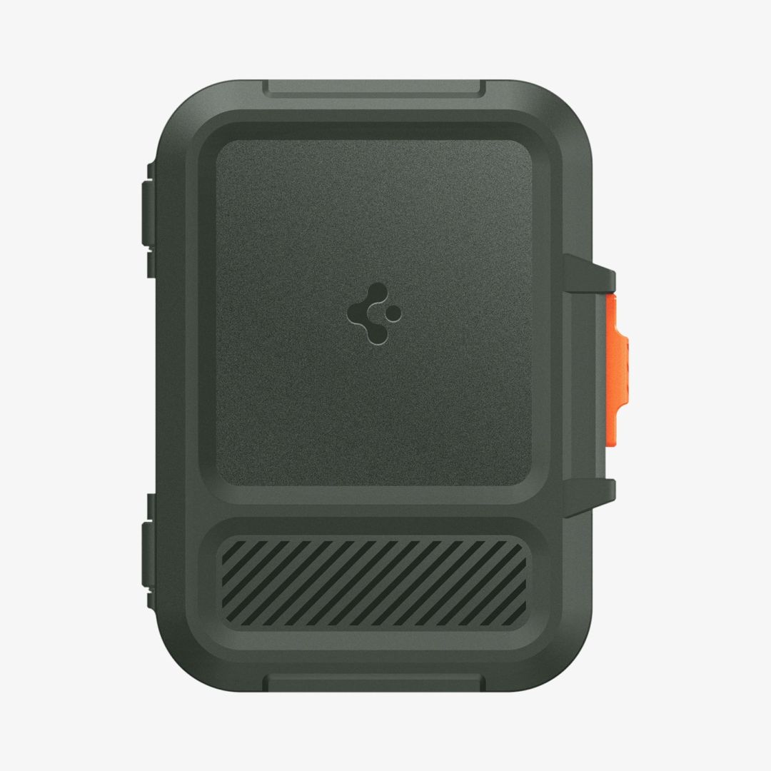 Spigen iPhone Lock Fit MagSafe Wallet Military Green
