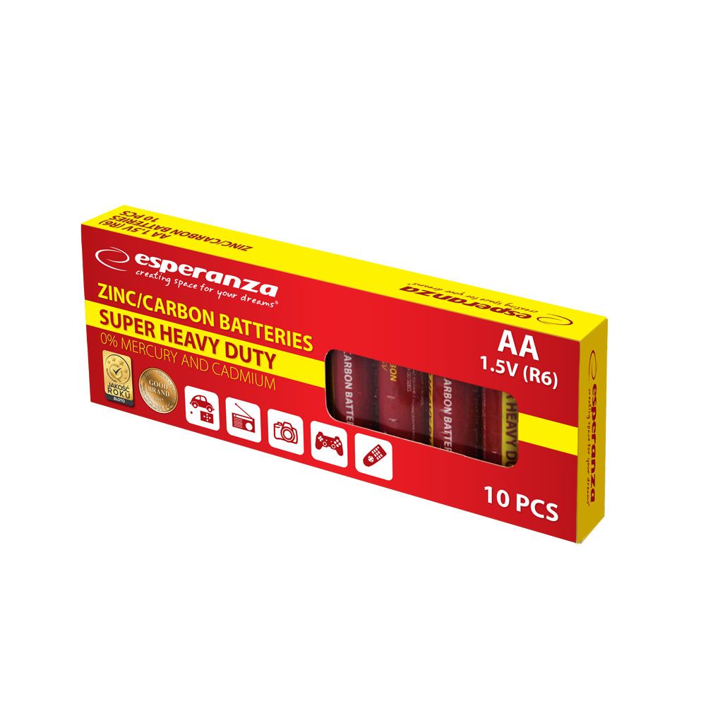 Esperanza AA Cink Elem 10db/csomag