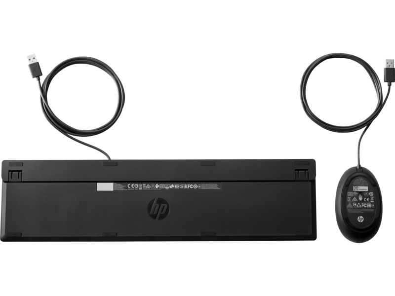 HP 320MK Wired Keyboard and Mouse Black US