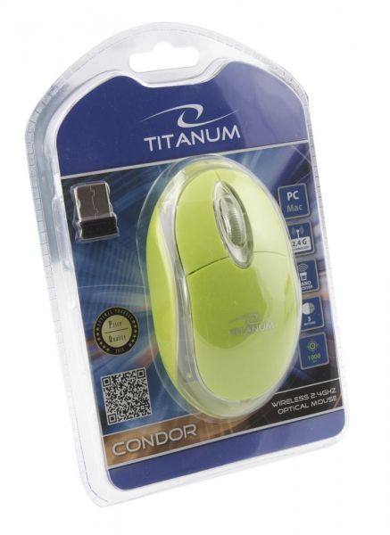 Esperanza Titanum Wireless Mouse Condor Green