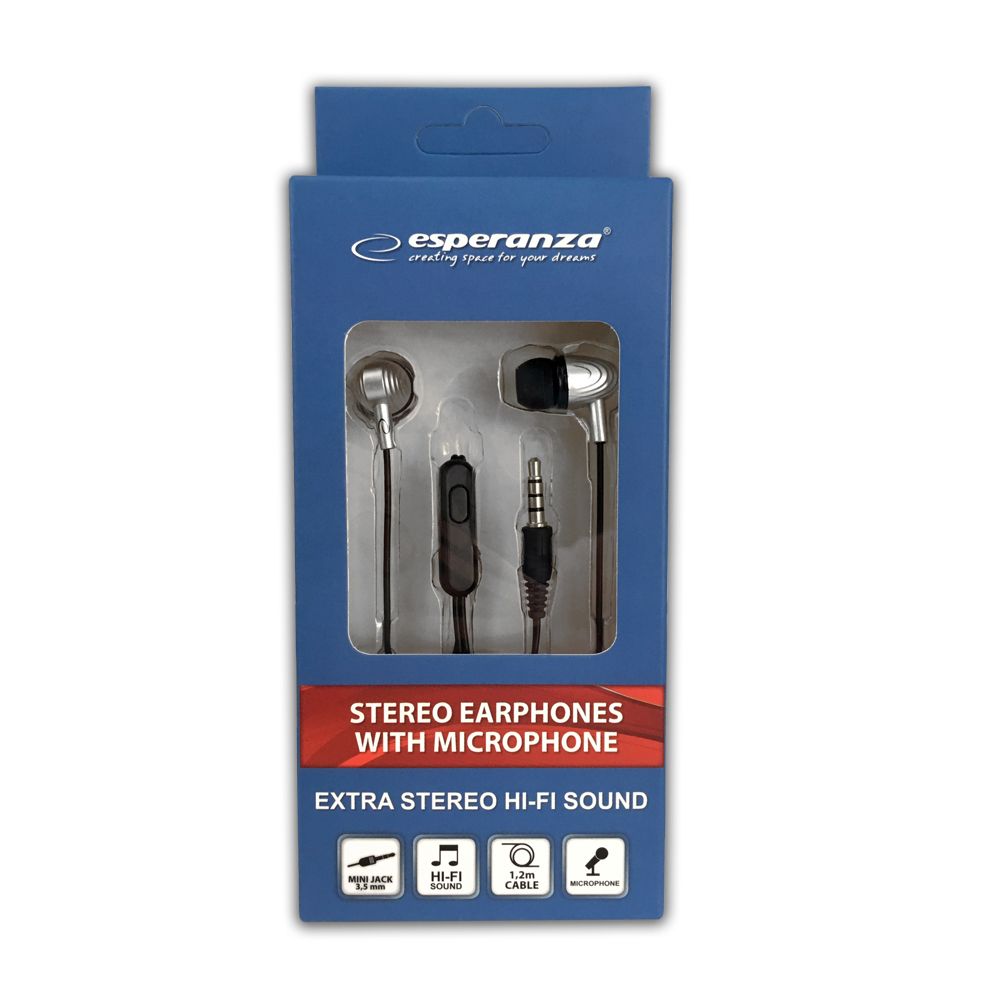 Esperanza EH193KW Headset Black/White