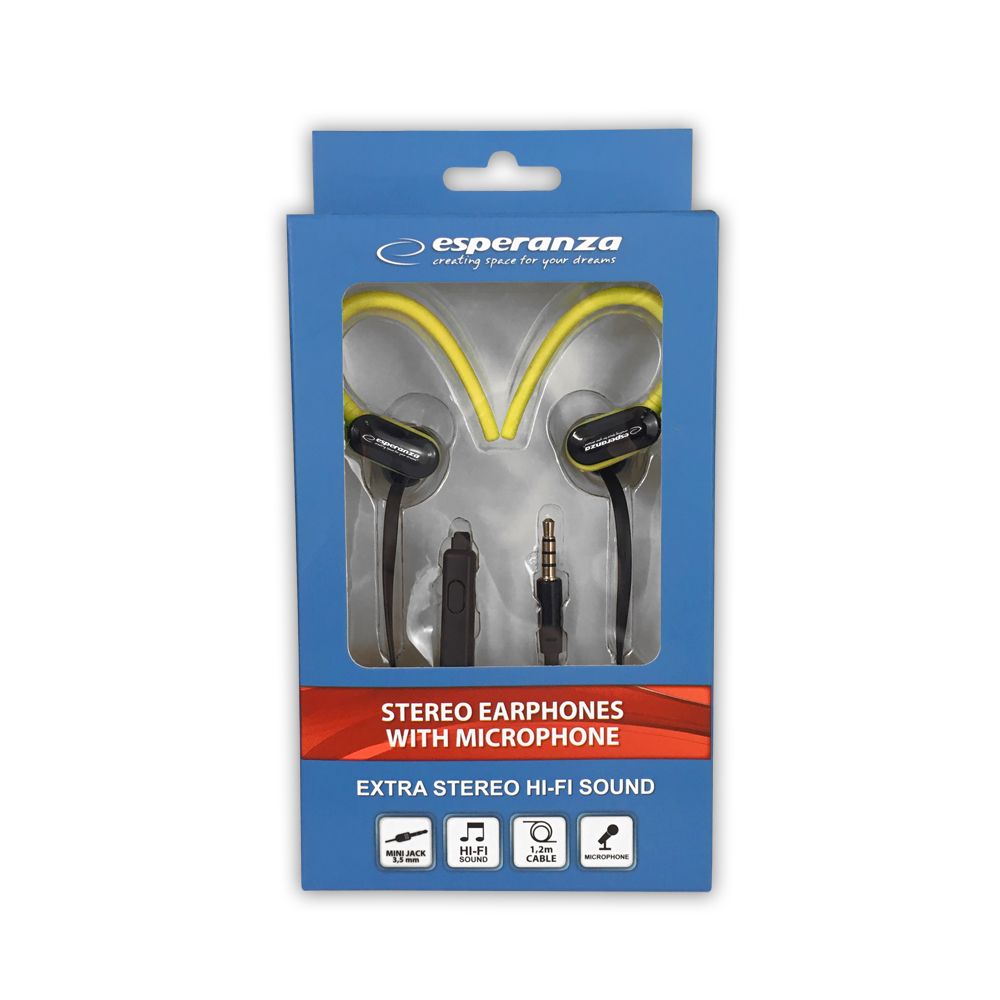 Esperanza EH197KY Headset Black/Yellow