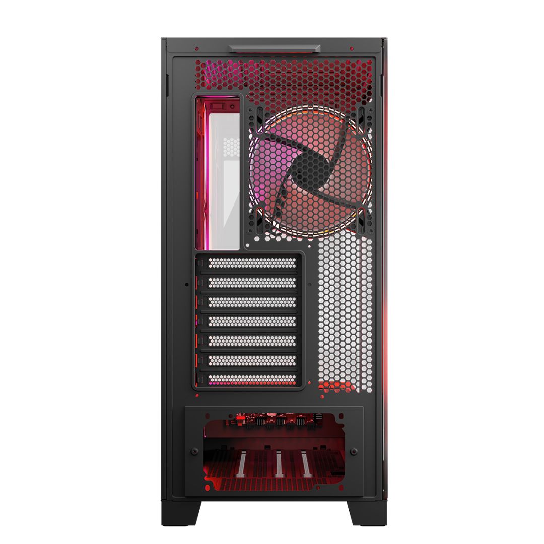 Modecom Volcano Space Apex ARGB Tempered Glass Black