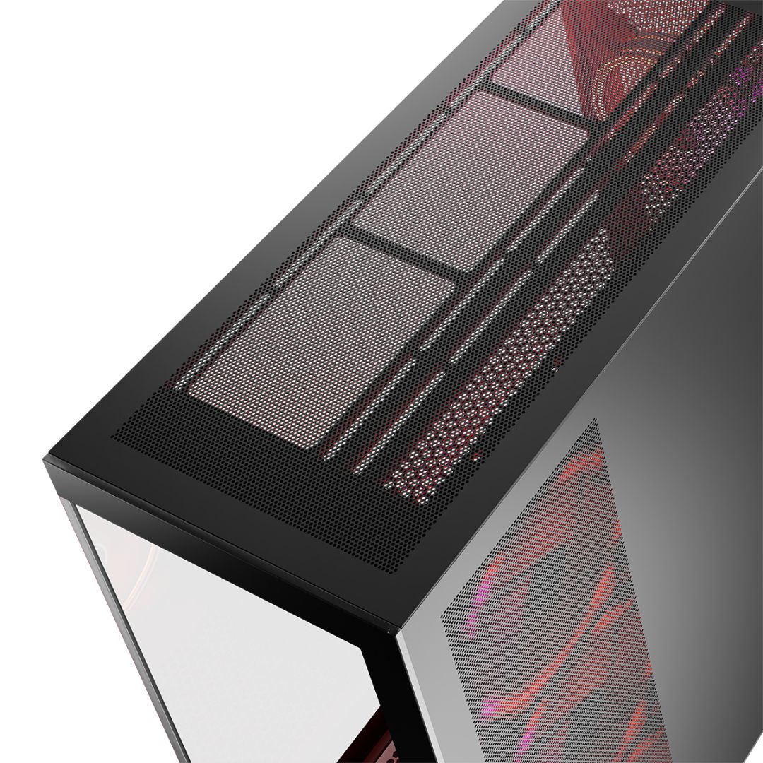 Modecom Volcano Space Apex ARGB Tempered Glass Black