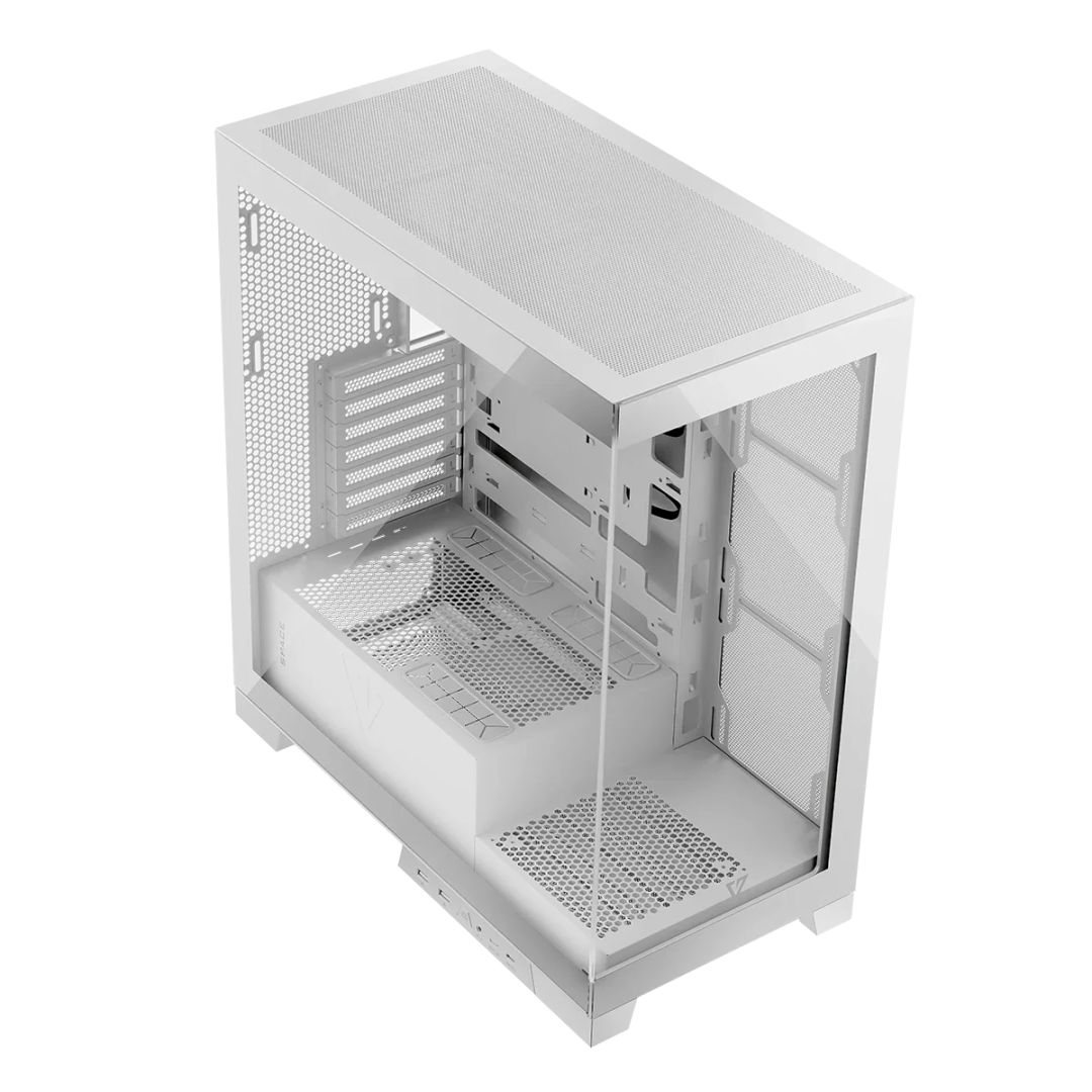 Modecom Volcano Space Midi Tempered Glass White