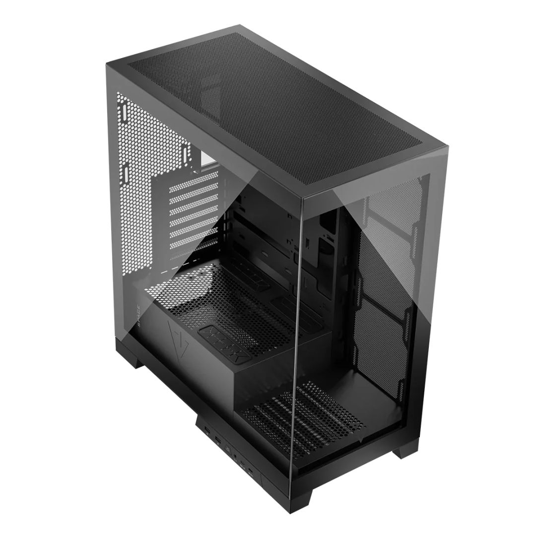 Modecom Volcano Space Midi Tempered Glass Black