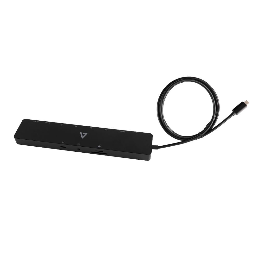 V7 DOCKUCPT2D USB-C Alt Mode Dual Display Docking Station
