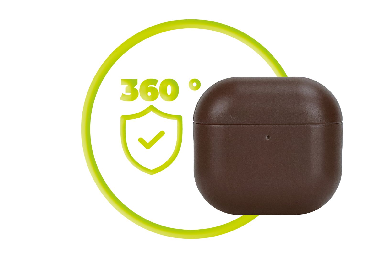Mobile Origin AirPods 4 Leather case Brown