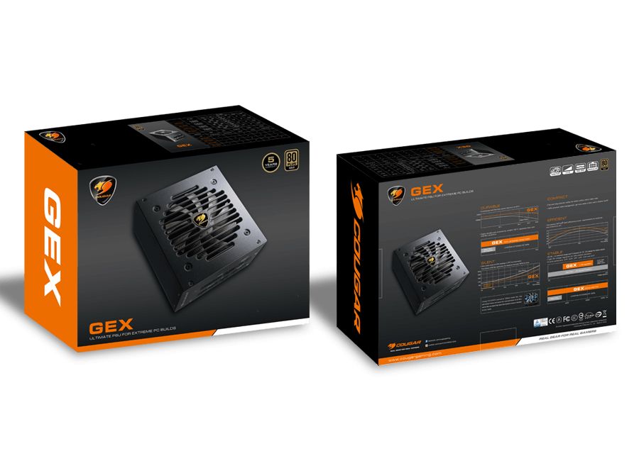 Cougar 750W 80+ Gold GEX