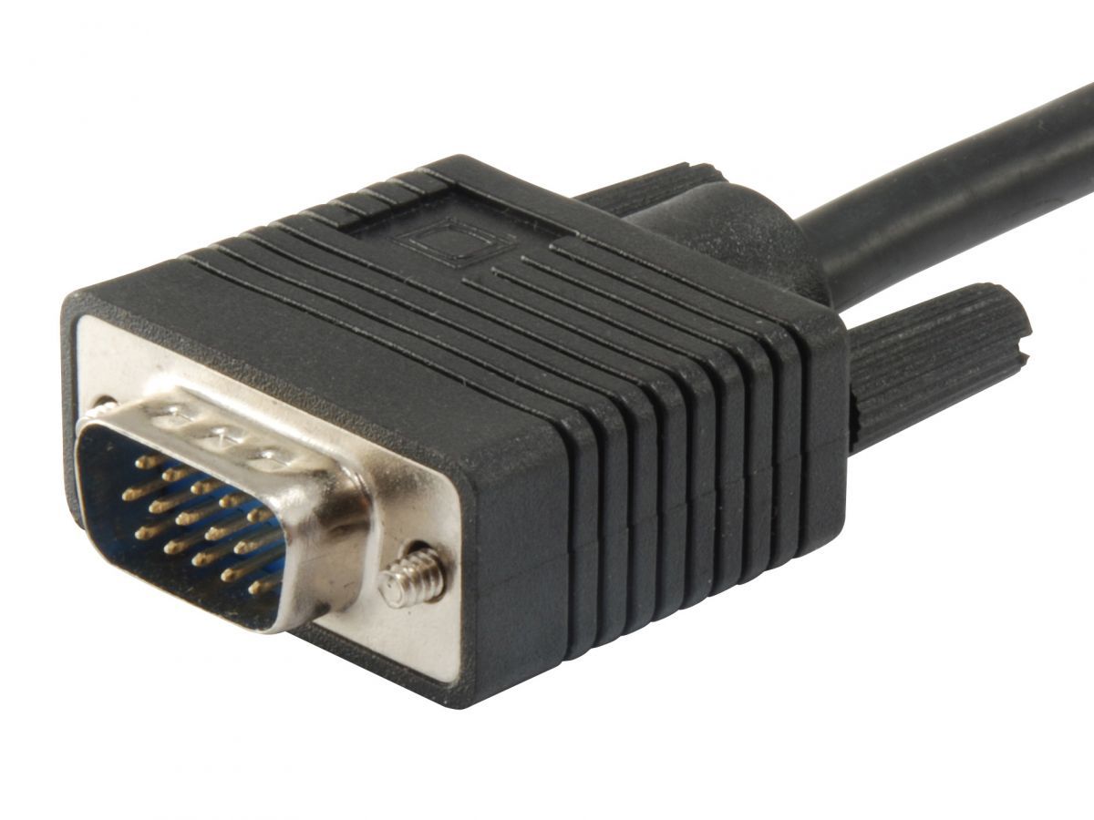 EQuip VGA (HD15) M/M cable 5m Black