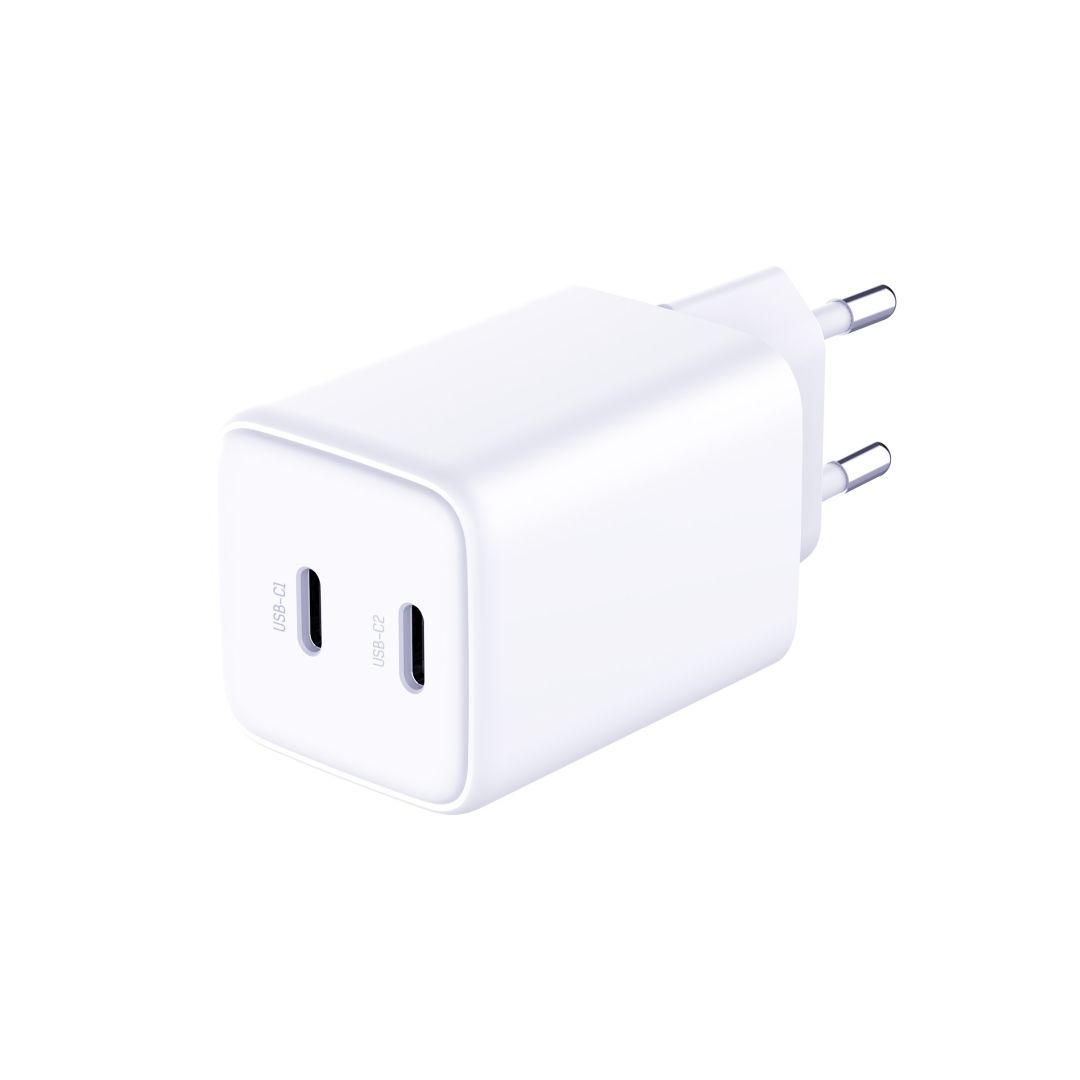 3mk Hyper töltő PD 45W+USB kábel C - C White