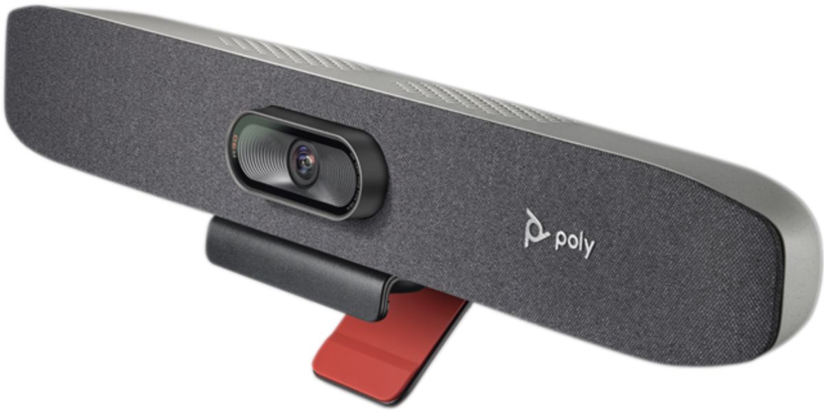 HP Poly R30 USB Video Bar and BT Remote with HP USB-C Dock G5