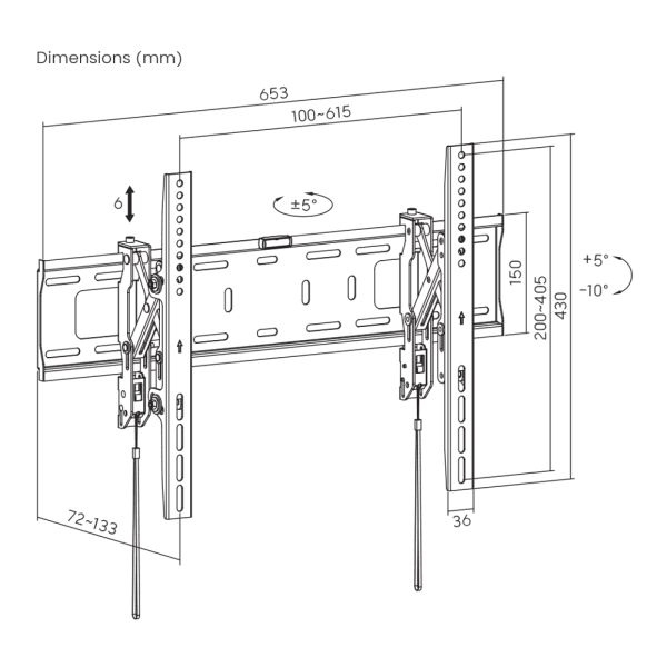 SBOX PLB-6546T-2 Wall Mount 37