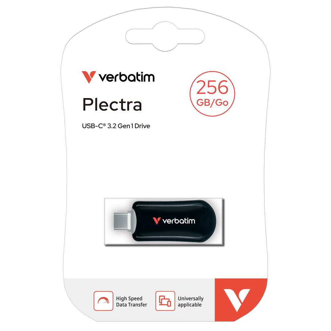 Verbatim 256GB Plectra USB3.2 Black
