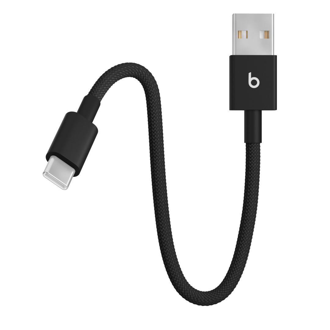 Apple Beats USB-A to USB-C Woven Short Cable 0,2m Bolt Black