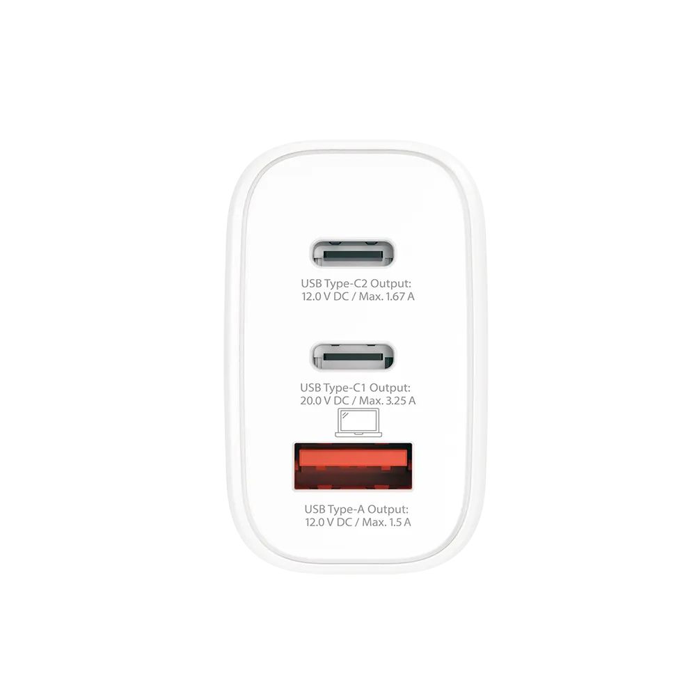 SKROSS Power Charger 65W GaN PD EU White