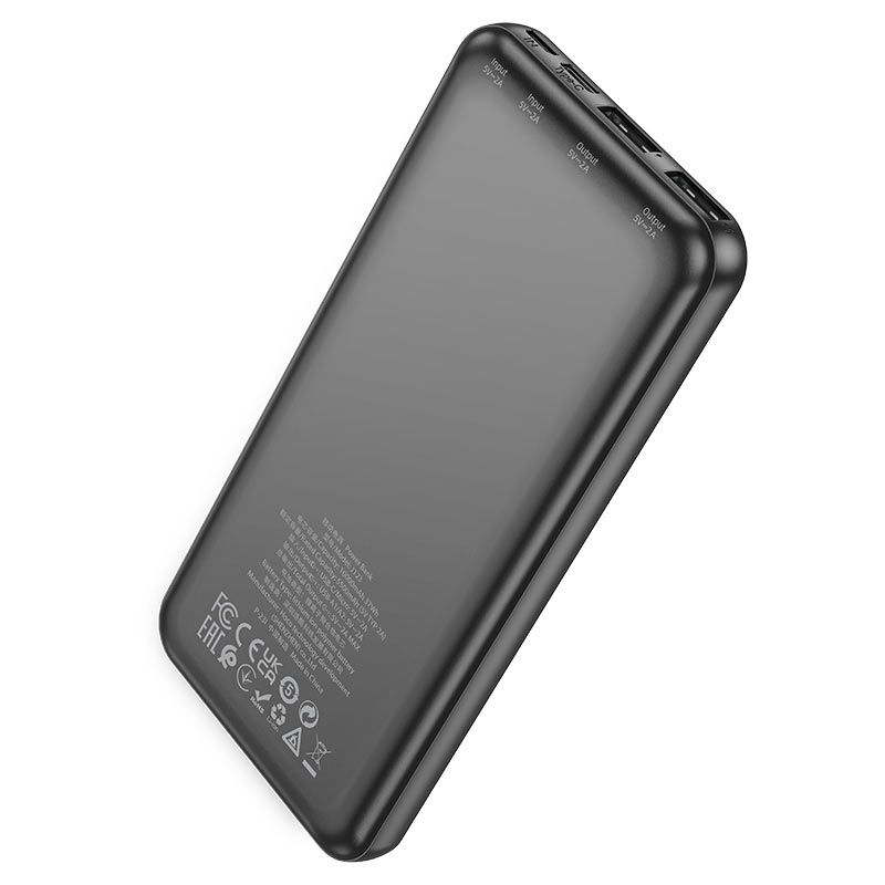 Hoco J123 10000mAh PowerBank Black