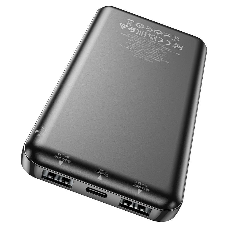 Hoco J100 10000mAh PowerBank Black