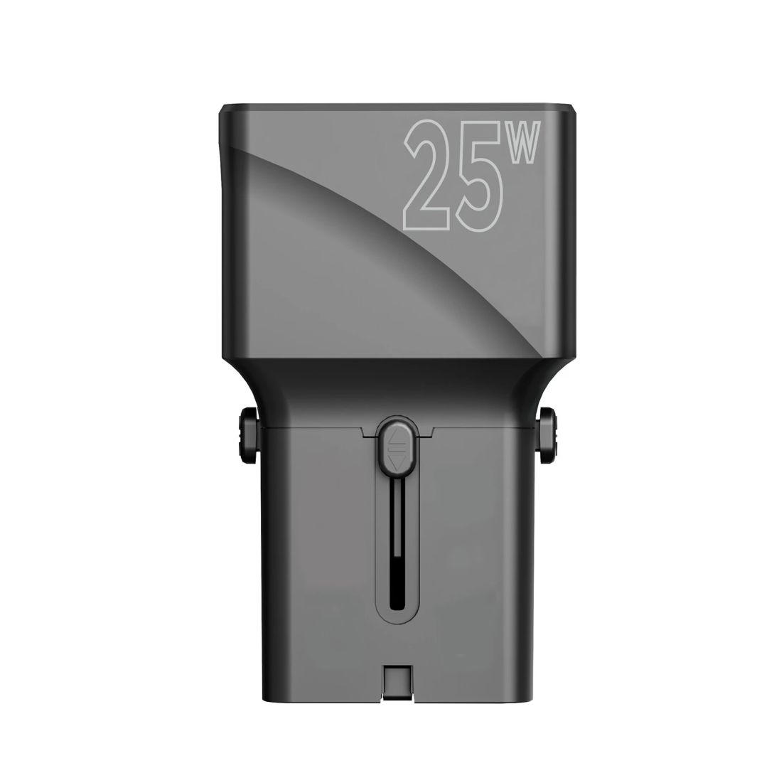 Mobile Origin Travel adapter 25W EU/US/UK/AU Black