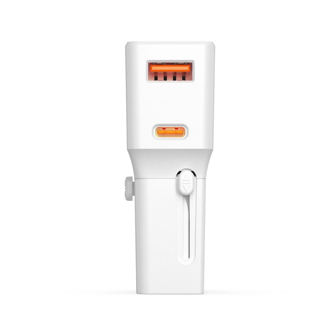 Mobile Origin Travel adapter 25W EU/US/UK/AU White