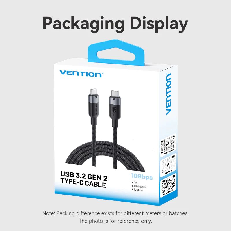 Vention USB-C 3.2/M cable 0,5m White