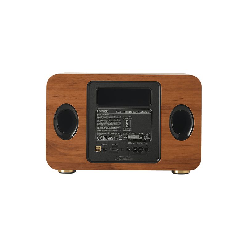 Edifier D32 Tabletop Wireless Speaker Brown