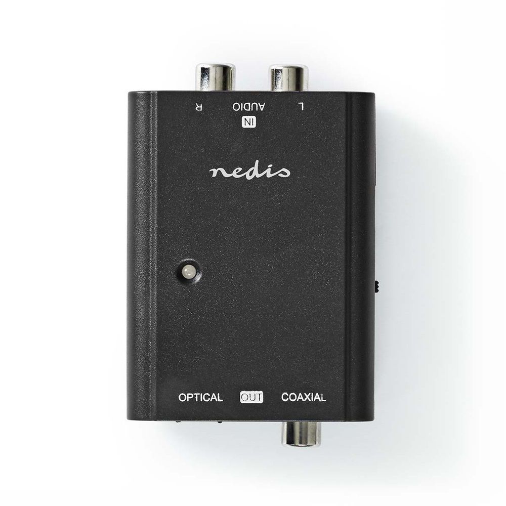 Nedis Analóg digitális audio konverter Black